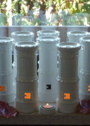 Miniaturen von antiken schwedischen Kachelöfen von SVEA Hamburg