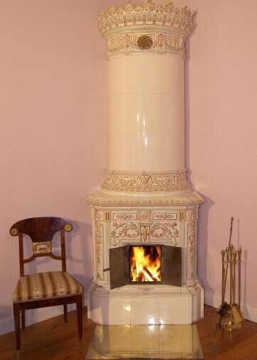 antiker schwedischer Kachelofen Gripsholm von SVEA Hamburg