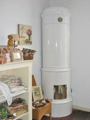 antiker schwedischer Kachelofen Linnea von SVEA Hamburg