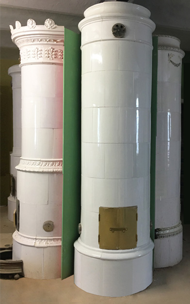 antiker schwedischer Kachelofen Sundtorp von SVEA Hamburg