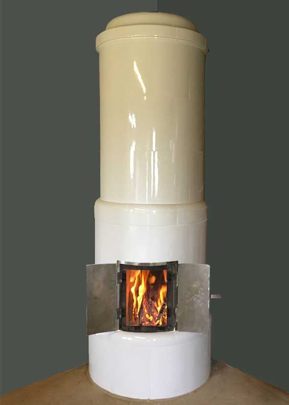 antiker schwedischer Kachelofen Ullanger von SVEA Hamburg
