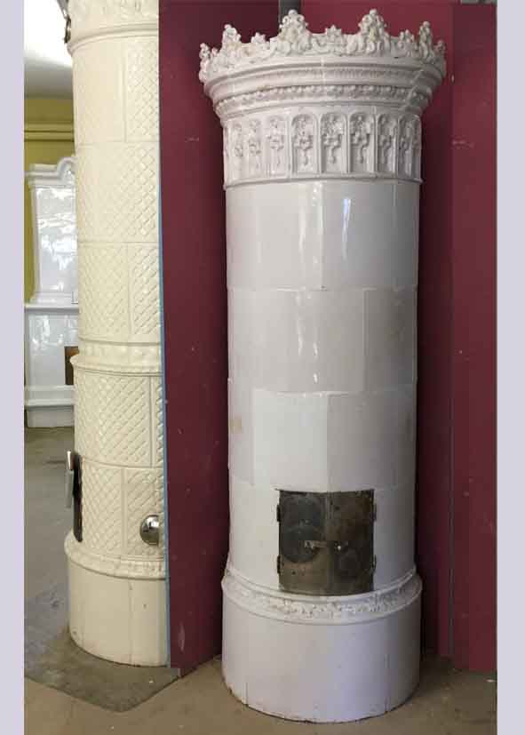 antiker schwedischer Kachelofen Vännäs von SVEA Hamburg