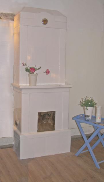 antiker schwedischer Kachelofen Lisalund von SVEA Hamburg