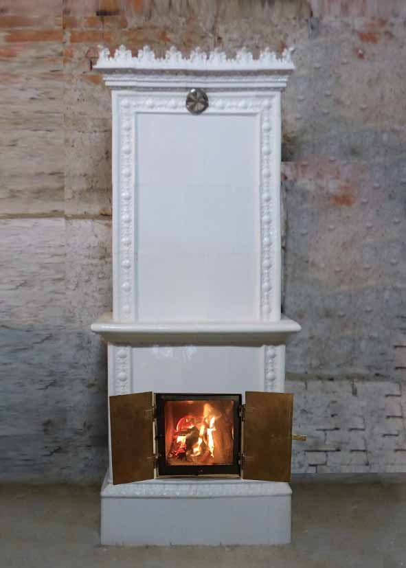 antiker schwedischer Kachelofen Sundborg von SVEA Hamburg